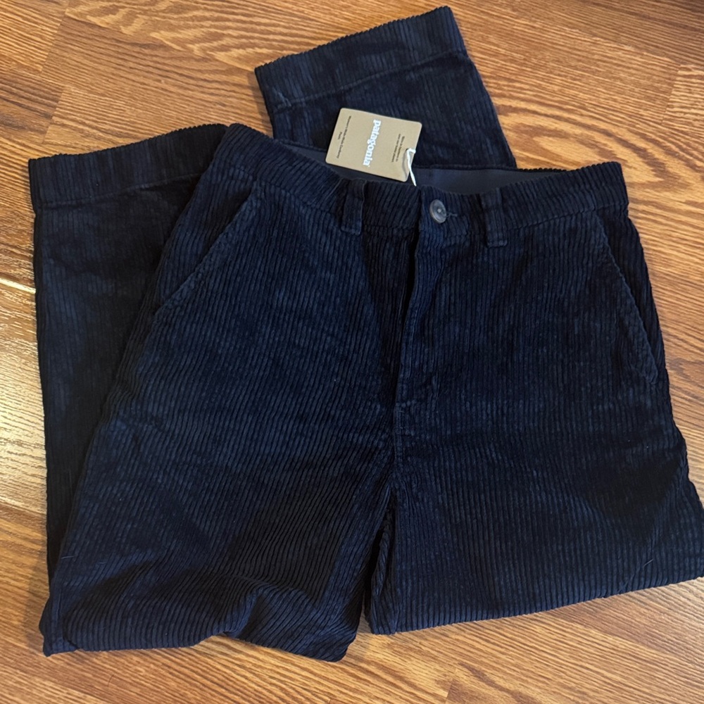 Patagonia Wide Wale Corduroy Pants - 8 - Pitch Blue
